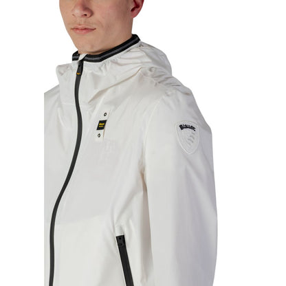Blauer White Polyamide Jackets & Coat
