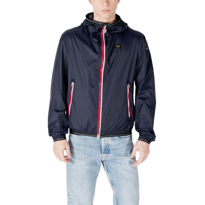 Blauer Blue Polyamide Shell Jacket