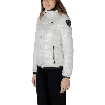 Blauer White Polyamide Jackets & Coat