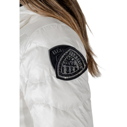 Blauer White Polyamide Jackets & Coat