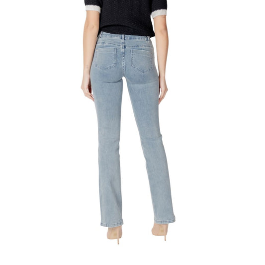 Morgan De Toi – Blaue Slim-Fit-Jeans aus Baumwolle