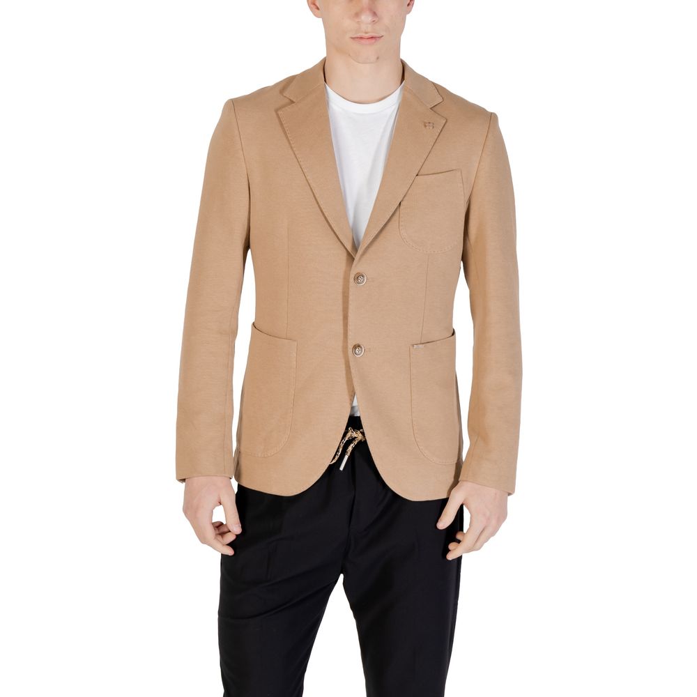 Gianni Lupo Beige Baumwollblazer