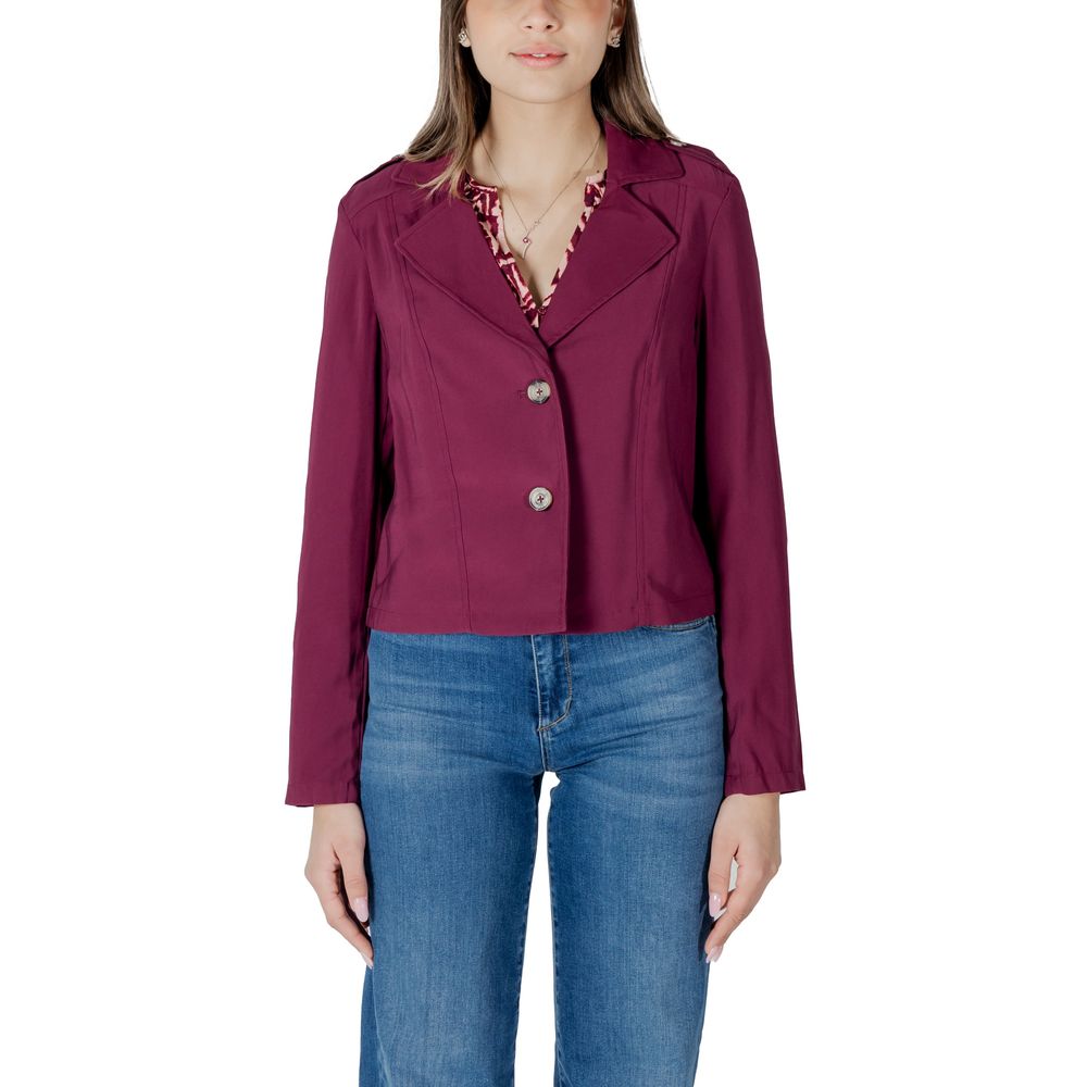 Street One – Violetter Viskoseparka