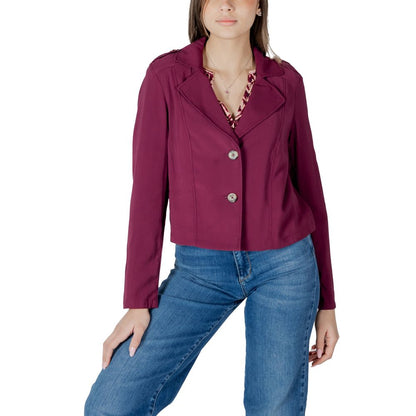 Street One – Violetter Viskoseparka