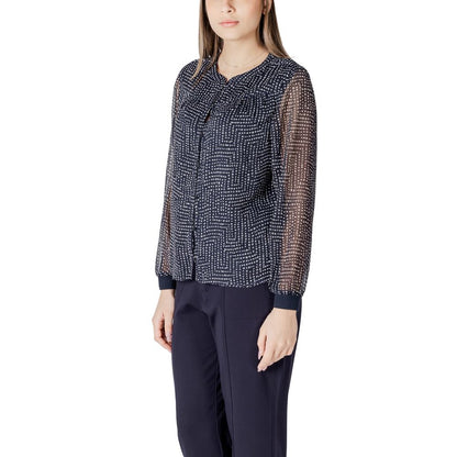 Street One Blaue Polyesterbluse