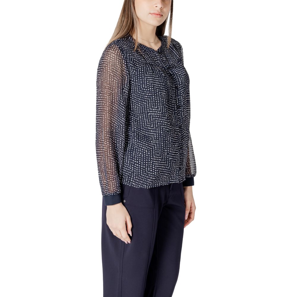 Street One Blaue Polyesterbluse