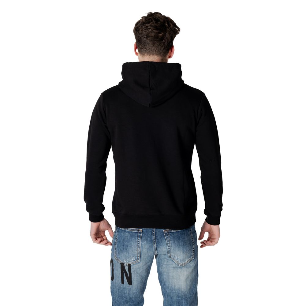 Icon Schwarzer Baumwoll-Hoodie