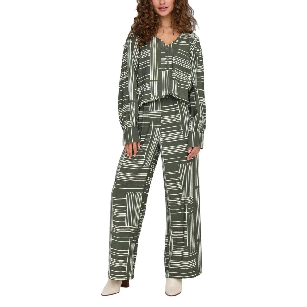 Jacqueline De Yong Grüne Viskosebluse