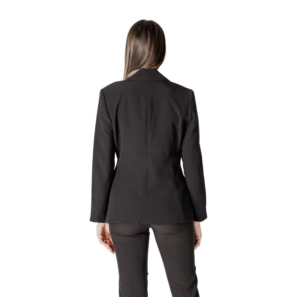 ICHI Schwarzer Polyester-Blazer