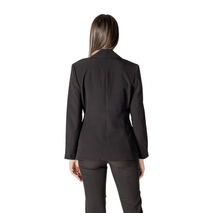 ICHI Schwarzer Polyester-Blazer