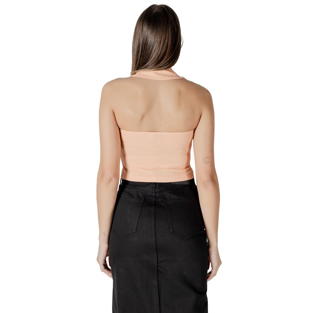 Calvin Klein Jeans – Orangefarbenes Baumwolltop