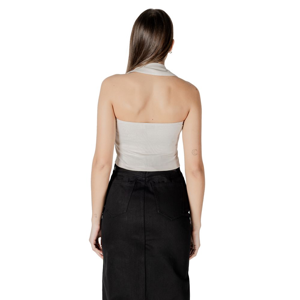Calvin Klein Jeans – Beiges Baumwolltop