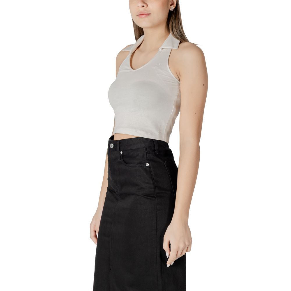 Calvin Klein Jeans – Beiges Baumwolltop