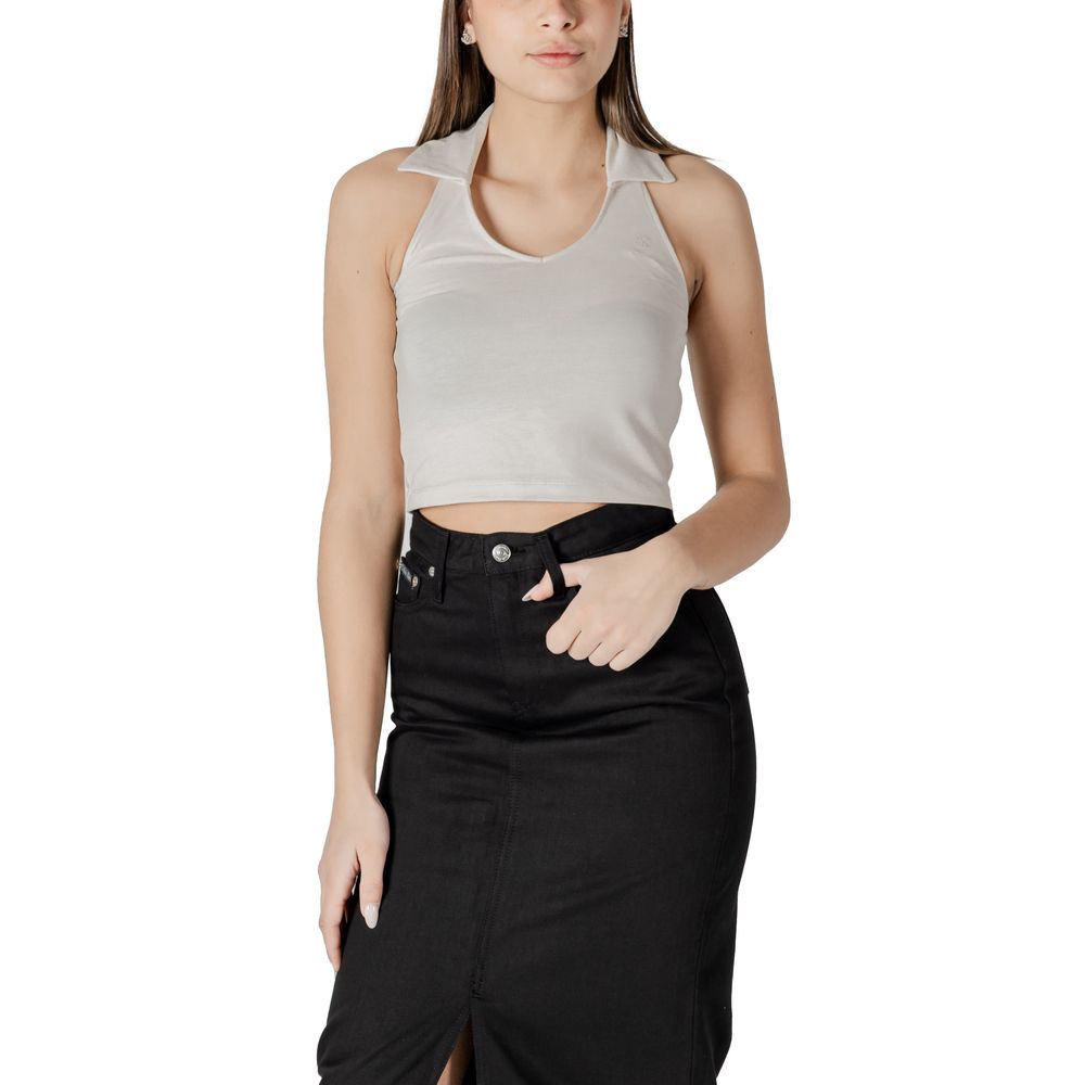 Calvin Klein Jeans – Beiges Baumwolltop