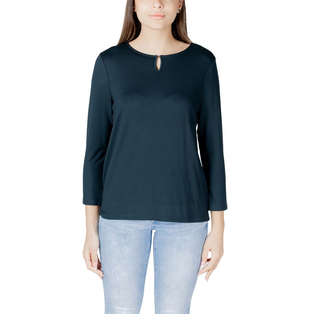 Street One Grünes Viskose-Longsleeve