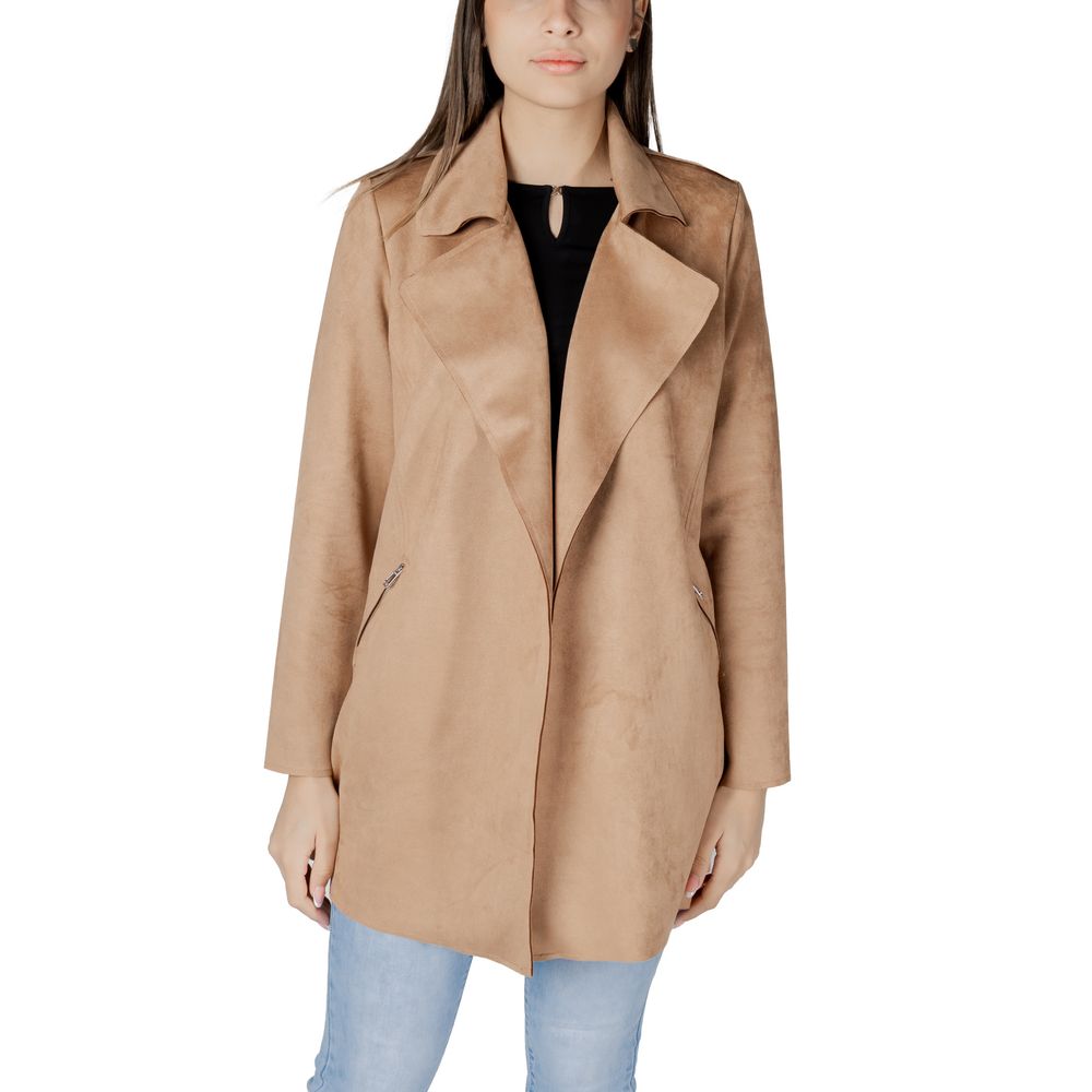 Street One – Trenchcoat aus Polyester in Beige