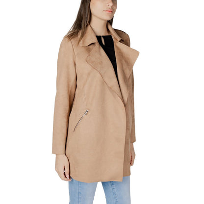 Street One – Trenchcoat aus Polyester in Beige