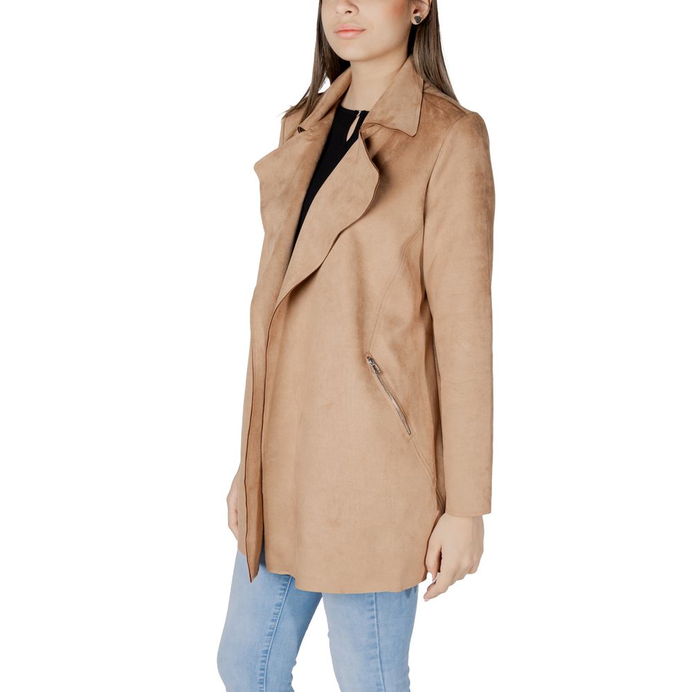 Street One – Trenchcoat aus Polyester in Beige