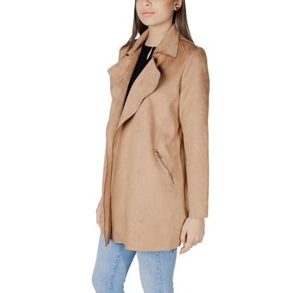 Street One – Trenchcoat aus Polyester in Beige
