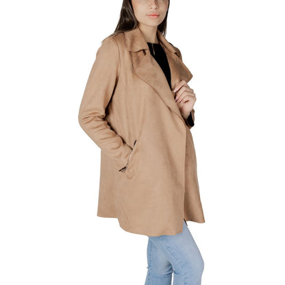 Street One – Trenchcoat aus Polyester in Beige