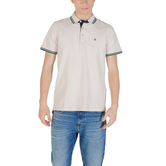 Beiges Poloshirt aus Baumwolle von Jack &amp; Jones