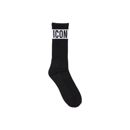 Icon Schwarze Baumwollsocken