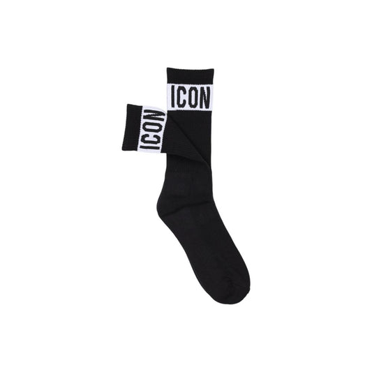 Icon Schwarze Baumwollsocken