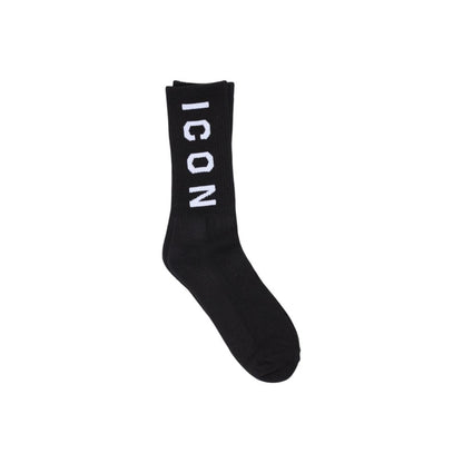 Icon Schwarze Baumwollsocken
