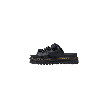 Dr. Martens – Schwarze Leder-Plateauschuhe
