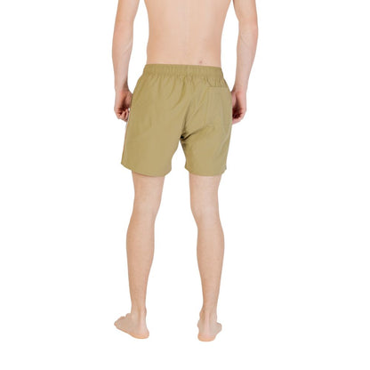Hugo Boss, grüne Polyester-Badeshorts