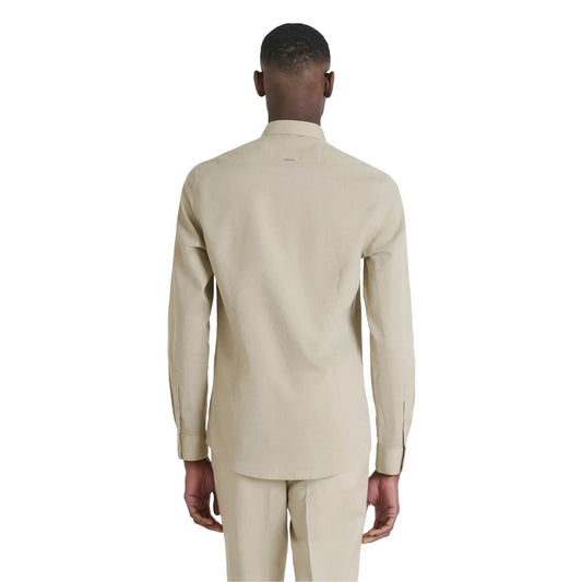 Beiges Baumwollhemd von Antony Morato