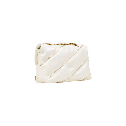 PINKO Weiße Polyethylen-Handtasche