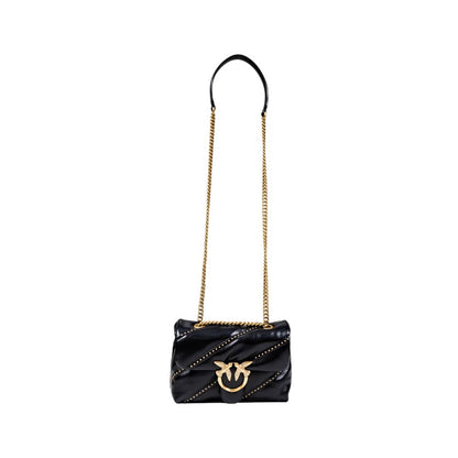PINKO Schwarze Polyethylen-Handtasche