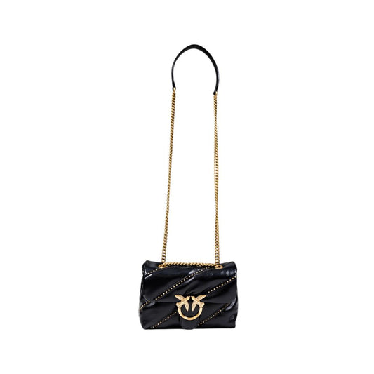 PINKO Schwarze Polyethylen-Handtasche