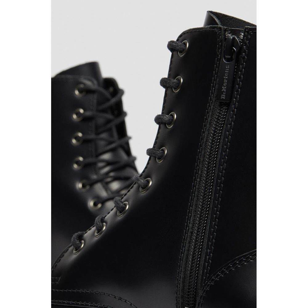 Dr. Martens – Schwarze Lederstiefeletten
