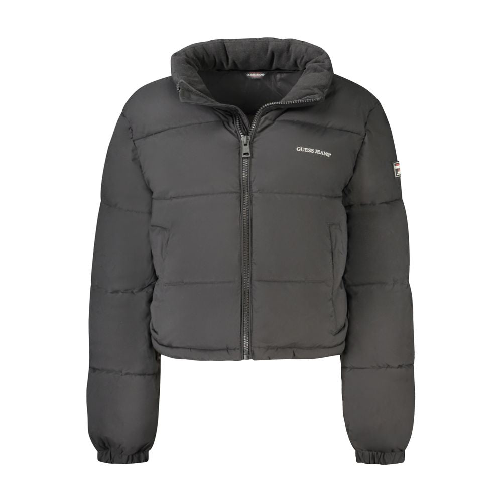 Guess Jeans Schwarze Polyesterjacken &amp; Mäntel