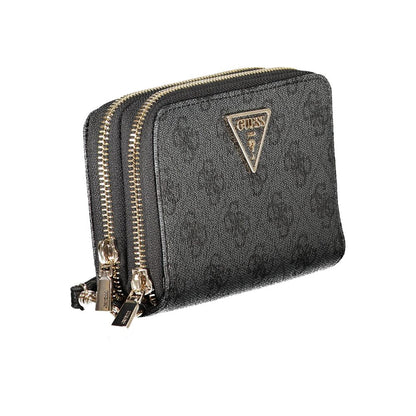 Guess Jeans Schwarze Polyethylen Damen Geldbörse