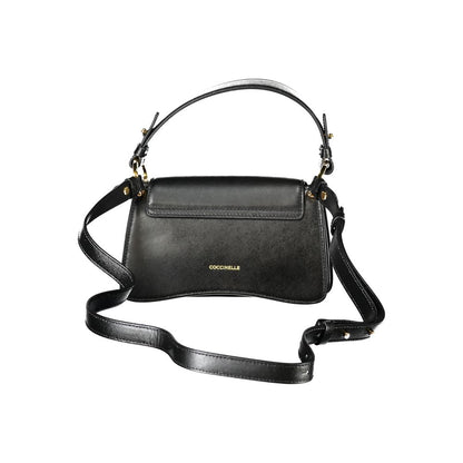 Coccinelle Damen Handtasche aus schwarzem Leder