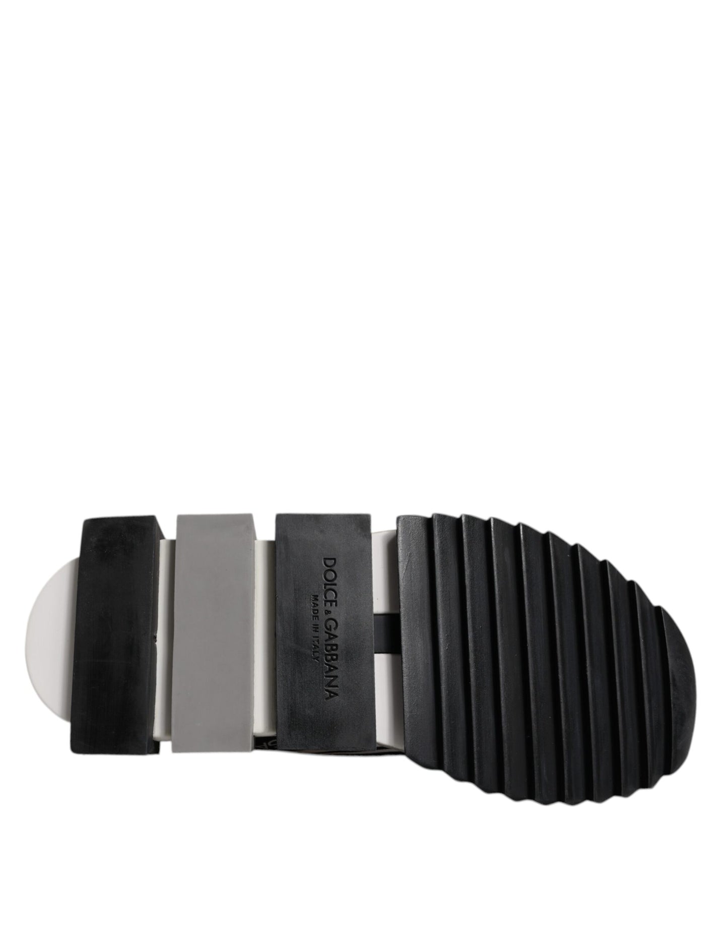 Dolce &amp; Gabbana Schwarz Weiß Slip On Sorrento Sneakers Schuhe