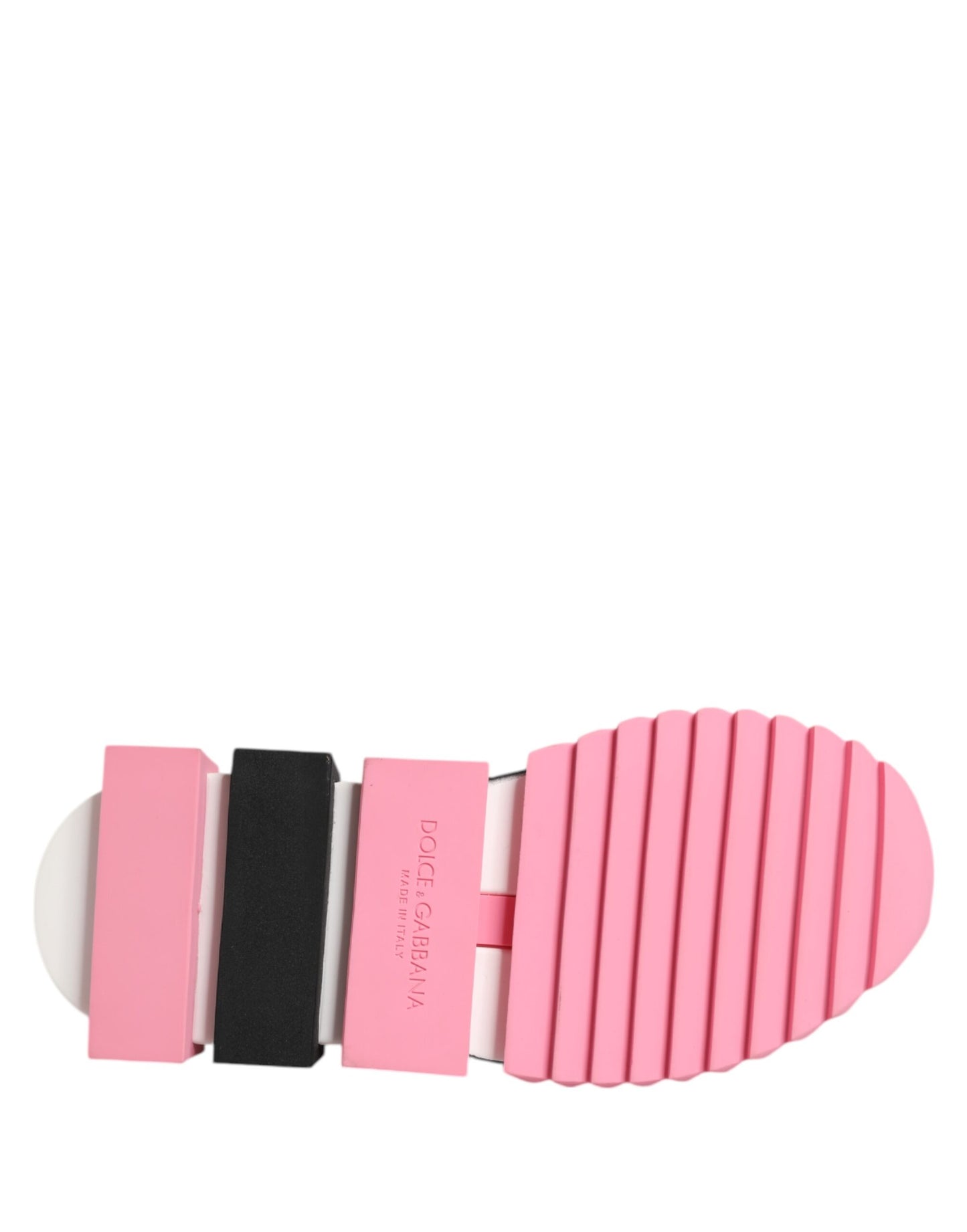 Dolce &amp; Gabbana Sorrento Sneakers mit weißem Rosendruck