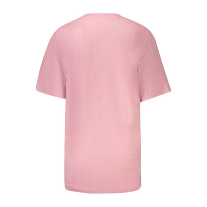 Vans – Rosafarbenes Baumwoll-T-Shirt für Damen