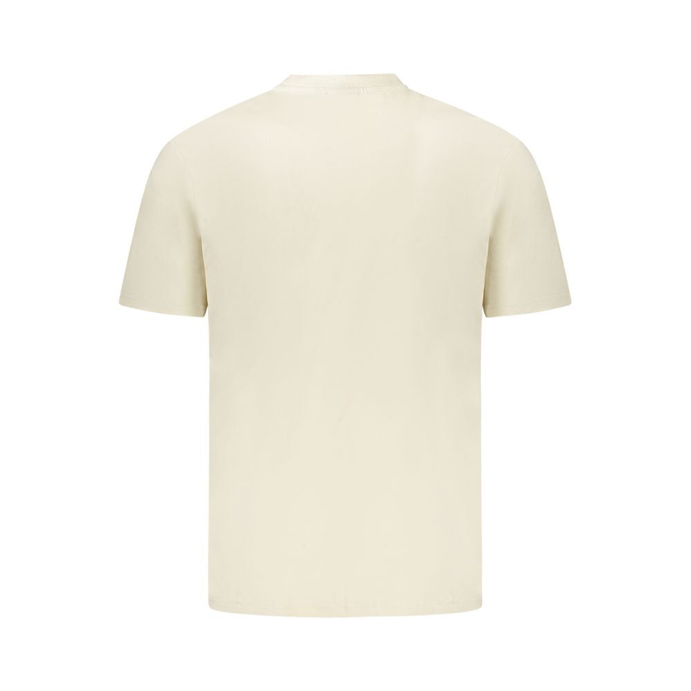 Napapijri Beige Baumwoll-T-Shirt für Herren