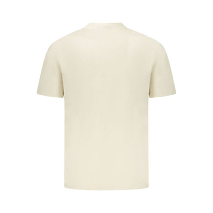 Napapijri Beige Baumwoll-T-Shirt für Herren