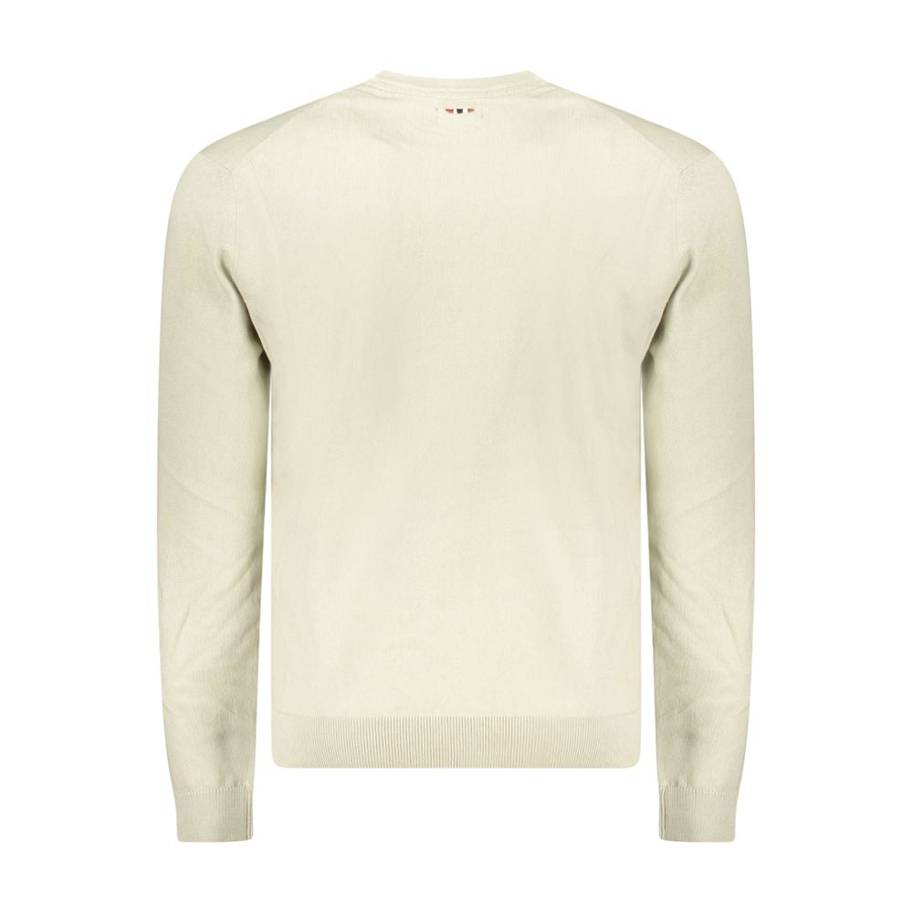 Napapijri Beige Herrenpullover aus Baumwolle