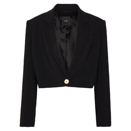 PINKO Black Polyester Women Blazer