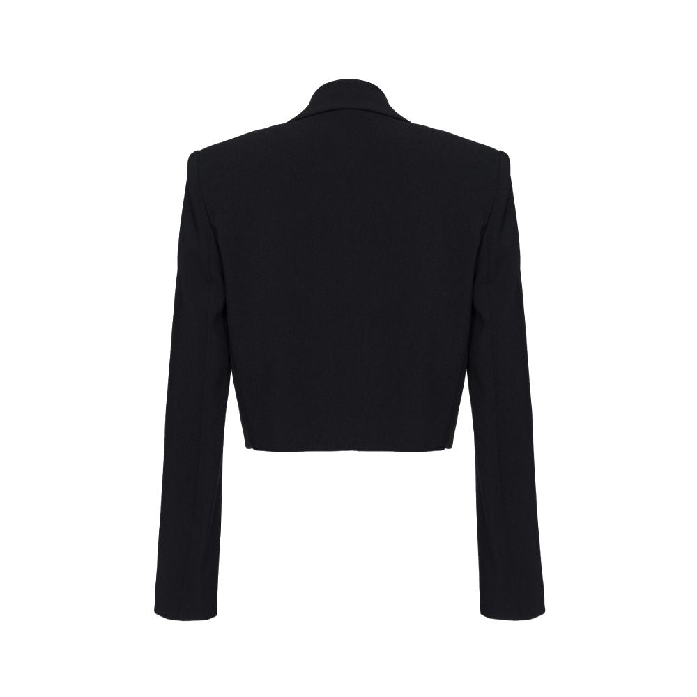 PINKO Black Polyester Women Blazer
