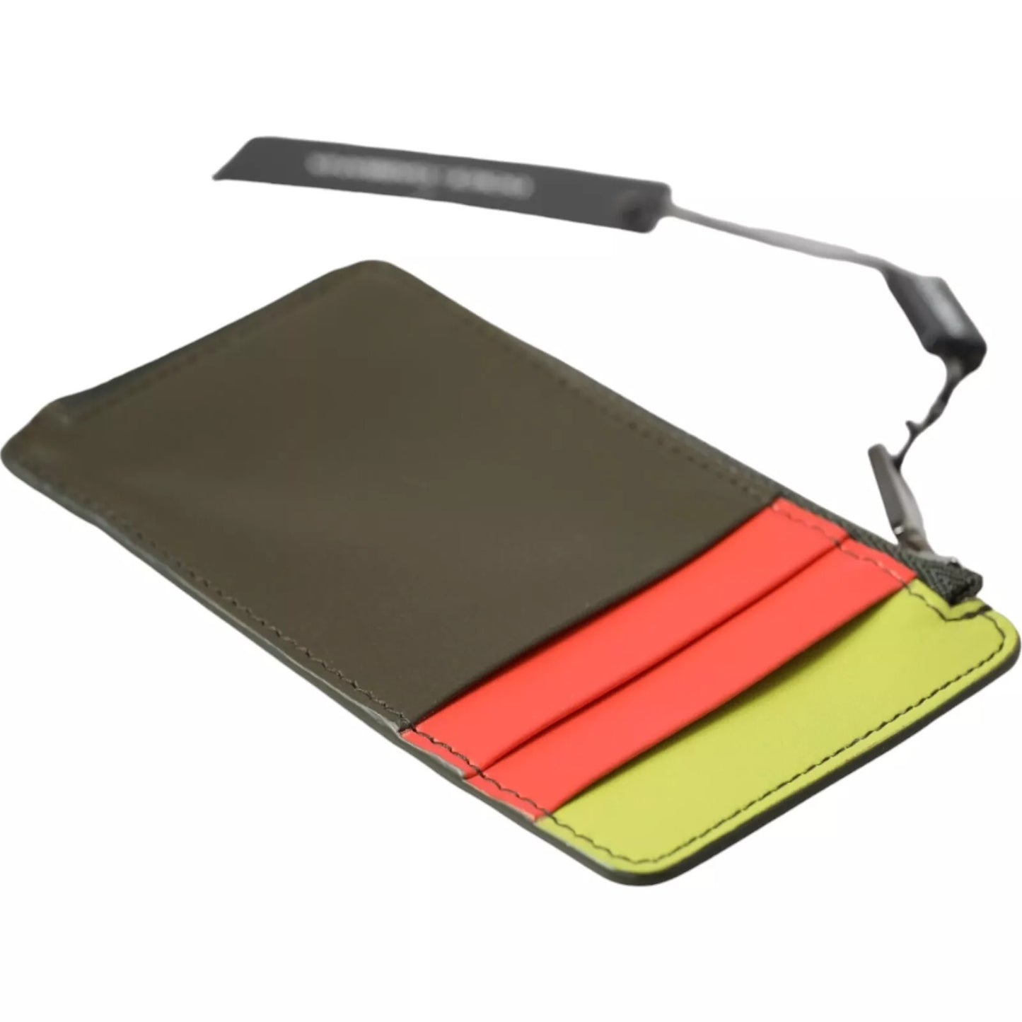 Dolce &amp; Gabbana Damen-Geldbörse mit Logo, mehrfarbig, aus Kalbsleder