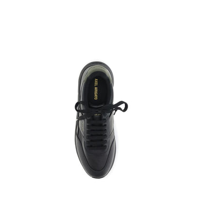 Axel Arigato Schwarze Leder-Sneaker im sportlichen Stil