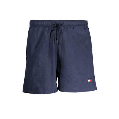 Tommy Hilfiger – Blaue Nylon-Bademode