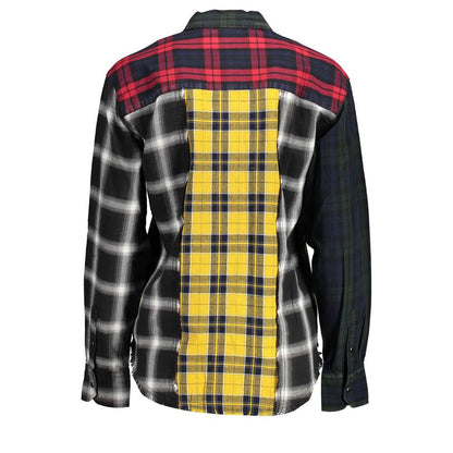 Desigual Schwarzes Baumwollhemd